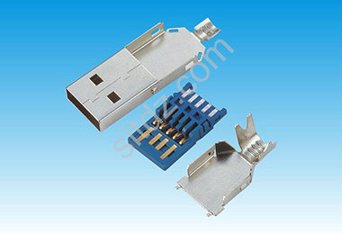 USB 3.0 AM ����ʽ �{ɫ�zо