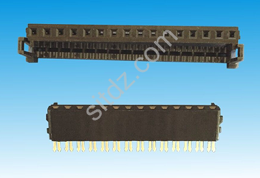 2.54����FC 8P~24P �ɼ�ʽ�p�Ӻ�ɫ����AU1"